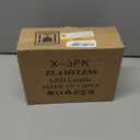 Flameless LED Candles Light, ALED Light 3 Pack Warm White Plus Multicolor Real Wax Battery Operated Electric LED Battery Candles with Timer FLameless Pillar Candles for Decoration