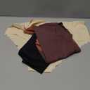 FINETOO Seamless Underwear for Women High Waisted Panties Scalloped Edge Sexy Cheeky Bikini No Show Briefs S-XXL 5 Pack