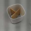 Toothbrush Holder with Bamboo Divider,Detachable for Easy Cleaning Bathroom Countertop Organizer,Plastic 3 Slots Electric Toothbrush and Toothpaste Holders Storage Caddy for Bathroom Vanity, Sink (Grey)