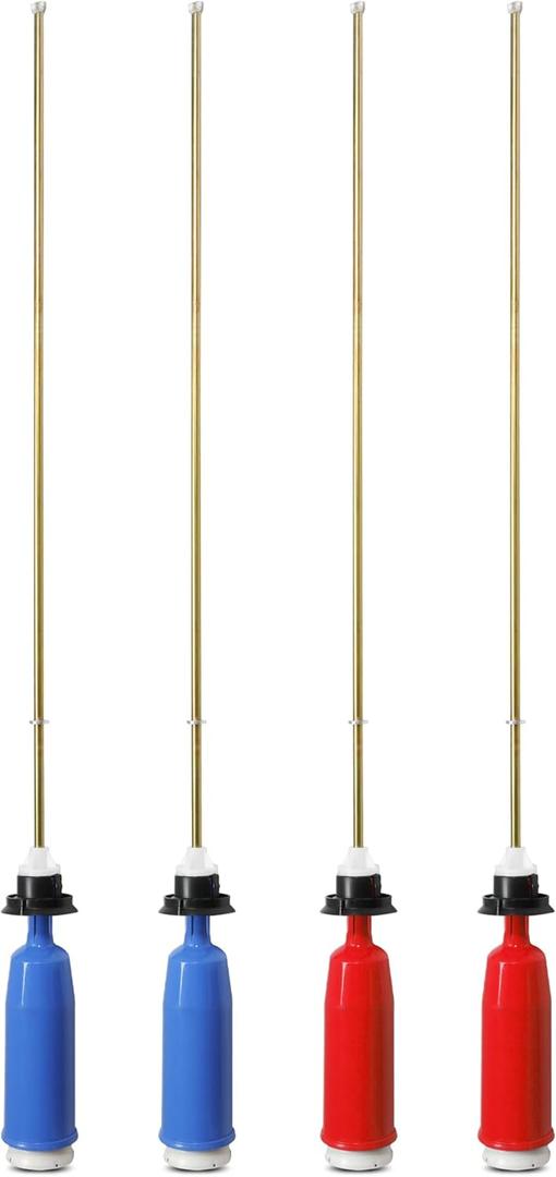 WH16X10158 WH16X10159 Washer Suspension Rod Set Compatible with GE and Hotpoint Replace PS3654190 PS3654191 2754602 AP5632455 4-Pack
