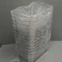 Tiawudi 12 Pack Plastic Storage Bins, Multi-Use Organizer Bins, Pantry Organizer, Clear Storage Containers for Home, Kitchen, Office, Cabinet, Shelf and Fridge Organization