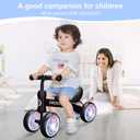 Baby Balance Bike Toys for 12-36 Months Kids Toy Boy and Girls Gifts Toddler Best First Birthday Gift Children Walker No Pedal Infant 4 Wheels Bicycle
