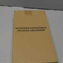 MUDEELA Pots and Pans Organizer Rack for under Cabinet, Expandable 11.81''-22.85'' Pot Lid Kitchen Cabinet Organizer Holder with 10 Adjustable Compartment Cutting Board Organizer for Pan Lid, Bakeware