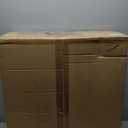 8-Light Wagon Wheel Pendant Chandelier, 23.6in, Height Adjustable, Farmhouse Black & Gold Chandelier with Faux Bubble Shade, Hanging Lighting Fixtures for Living Room, Dining Room, Kitchen & Foyer