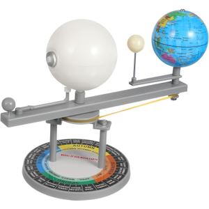 Sun-Moon-Earth Model - Educational Planetarium Toy for Kids & Adults, Simulates Solar & Lunar Eclipses, Astronomy Learning Tool, 8.26x6.69x4.13 Inches, Multi-Color