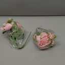 Mkono Peonies Artificial Flowers, Small Silk Flowers for Home Decor Indoor Fake Bouquet Faux Floral Arrangements Dining Table Centerpieces for Kitchen Party Decor Pink