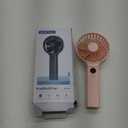 SWEETFULL Handheld Fan, Portable Fan, 5000mAh Rechargeable Battery, 6 Speed Wind, LED Display, Personal Mini Travel Fan with Backup Power, Hand Held Fan USB Foldable Electric Fan for Women Girl