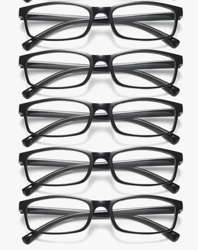 Gaoye Professional Reading Glasses for All Day - Computer Readers with Blue Light Protection - Value Pack