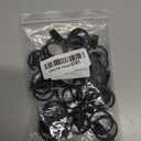 30 PCS 1-Inch Black Clips Curtain Ring for Curtain Rod, This Small Drapery Curtain Hooks with Clips Hook Fit Up to 0.4~0.75 -inch Drapery Panel