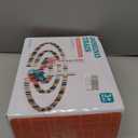 Domino Train Toys Kids Games - Automatic Stacking Creative Game 3+ Year Old - Stem Montessori Toy for Boys 4-6 - Summer Autistic Christmas Birthday Gifts 5 6 Toddler Ages 4-8 (Morandi Blue)