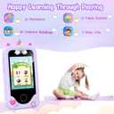 Kids Smart Phone Gifts Toys for Girls Boys Age 3-8,Toddler Learning Toys with Educational Games, 3 4 5 7 8 9 6 8 9 Year Old Girl Birthday Gift Ideas-Purple