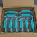 KOMUEE 10 Packs 22 oz Glass Meal Prep Containers, Glass Food Storage Containers with Lids, Airtight Lunch Boxes BPA Free, Microwave and Freezer Safe, Green