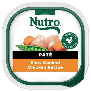 Nutro Natural Choice Pate Slow Cooked Chicken Recipe Wet Dog Food 3.5 oz Trays 24pack,  BB 10/18/26