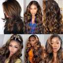 P4/30 Ombre Human Hair Bundles Body Wave Bundles Human Hair 14 16 18 Inch 3 Bundles 100% Unprocessed Brazilian Virgin Human Hair Extension for Women