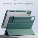 ESR for iPad Air 11 Inch Case M4/M3/M2 (2026/2025/2024), iPad Air 5th/4th Gen Case (2022/2020) 10.9 Inch with Pencil Holder, Removable Magnetic Cover, Vertical Stand, Rebound 360 Series, Green