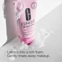 Clinique All About Clean Rinse-Off Foaming Face Wash | Face Cleanser With Hyaluronic Acid + Glycerin For Oily Skin Types | Dissolves Makeup + Sunscreen