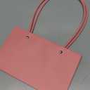 HEALLILY 10pcs Macaron Colored Flower Wrapping Bags with Handle Elegant Pattern Present Packaging for Florists Craft Tote for Weddings Birthdays and Special Occasions