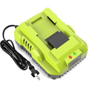 Amityke Rapid Charging OP401 Replacement for Ryobi 40V Battery Charger Compatible with Ryobi 40V Lithium Battery OP4040 OP4050 OP4050A OP40601 OP4026 OP4015 OP4030