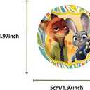 2 x Zoot 2 Adventure Stickers, Jud and Nic Waterproof Vinyl Stickers for Kids & Adults, Cute Cartoon Animal Decals for Water Bottles, Skateboards, Phones, Laptops, Luggage & More (110Pcs)