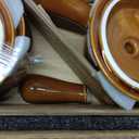 LE TAUCI French Onion Soup Bowls, 22 Ounce Ceramic Soup Bowls with Handles, Soup Crocks with Lids for Soup, Cereal, Chilli, Beef Stew, Oven Safe Stackable Serving Bowls Set, Set of 4