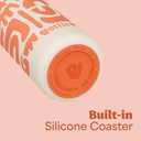 Ottle Seaside Sipper 20 oz Insulated Stainless Steel Coffee Tumbler, Reusable Iced Coffee Cup, Hot Coffee Travel Mug with Lid, BPA Free, Leak-Proof Lid - Adinkra Anew