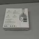 RORSOU C6 Active Noise Cancelling Headphones, Wireless Over Ear Bluetooth Headphones, 60H Playtime, Lightweight Folding Deep Bass Comfort Fit Ear Cups Headset with Mic for iPad/ Travel/ PC/ Home Silver