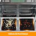 Air Fryer Accessories for Emeril Lagasse Dual Zone 25 QT Oven, Baking Set with Air Fryer Basket Baking Pan Parchment Paper Disposable Airfryer Liner for Emeril Lagasse Dual Zone 360 Extra Large