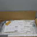 2 Step Stool with Handle for Elderly, Bed Steps for High Beds for Adults, Non Slip Platform and Adjustable Handrail, for Kitchen Bathroom RV Bathtub, Assist Rail for Elderly, Seniors, Hold up to350LBS (White)