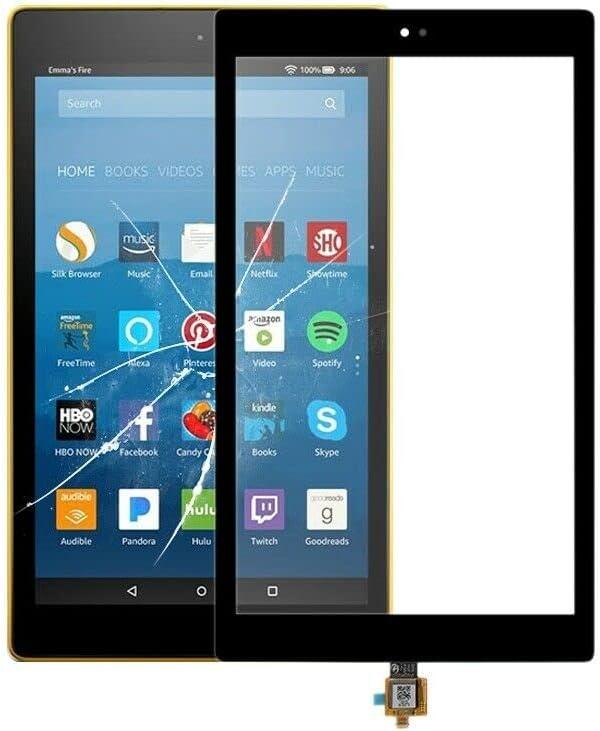 New Replacement Black Touch Screen Digitizer Repair Part for Amazon Kindle Fire HD10 HD 10 7th 2017 SL056ZE 10.1 inch with Free Tools Kit