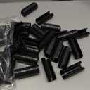 60PCS Greenhouse Clips 1 1/4 Inch Greenhouse Clamps Black Plastic Clamps Garden Buildings Tube Clips for PVC Pipe Greenhouse Films, Sunshade Nets, Row Covers, Shelters, Farming, Gardening