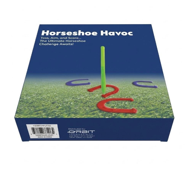 Plastic Horseshoe Game, 3pack