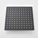 Matte Black Chrome Ultrathin Rainfall Shower Head Bathroom Accessories Stainless Steel Shower Heads
