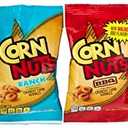 2 x CORN NUTS Variety Pack, Crunchy Corn Kernels, Snack Box, Individual Packs, Snacks For Adults, Original, Ranch, BBQ, Chile Picante con Limon, 1oz. (Pack of 12) (BBD-08/02/2026)