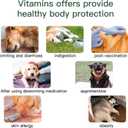 Dog Vitamins and Supplements, Senior & Puppy Multivitamin for Dogs Support with Glucosamine Chondroitin Omega Probiotics - Dog Multivitamins Chewable for Hip & Joint, Skin, Immune - (Chicken 60 Ct) Best Before March 18 2027