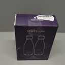 Insulated Water Bottle, 2 Pack-9oz Stainless Steel Water Bottles with straw lid, Metal Sports Water Bottles for Boys,Girls, Double Wall Vacuum BPA-Free Flask for School, Sports (Pink-Green)