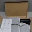 Solar Post Cap Lights Outdoor 12 Packs for 4x4 4.5x4.5 5x5 Vinyl/Wooden Posts, Waterproof Solar Powered Fence Post Light with Warm/Cool Lighting, Black 16LEDs Deck Cap Light for Garden, Patio, Porch