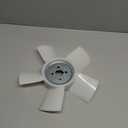 HOLDWELL Fan 12597-74110 Compatible with Kubota Engine D722 D782 D902 Z482 Tractor B21 B2100DT B2100-HST-D B2100-HST-DB Excavator K008 K008-3 KH11H KH60 Bobcat Excavator E32 E35M 324 331D 334G