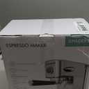 Spacekey Espresso Machine 20 Bar, 1350W Expresso Coffee Machines with Milk Frother, Compact Stainless Steel Espresso Maker with 39oz Removable Water Tank for Cappuccino, Latte, Americano, Silver