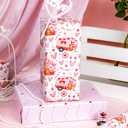 3 x MAYPLUSS Valentines Day Wrapping Paper, Pink Heart Wrap Paper Love Car House Gift Wrapping Roll for Girl Anniversaries Romantic Celebration, 17IN X 16.5FT
