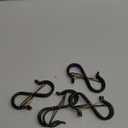 12 Pcs S Hooks for Hanging Heavy Duty, 3.5-inch Heavy Duty Metal S Hook with Safety Buckle, Suitable for 0.5 inch Rods, S Hook for Hanging Plants, Closet, Kitchen Utensil, Pot, Pan, Bags