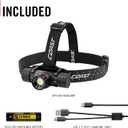 Coast XPH34R 2700 Lumen USB-C Rechargeable-Dual Power LED Headlamp withPURE Beam Twist Focus and Magnetic Base