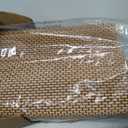 LazBlinds No Drill Bamboo Roman Shades, 34" W x 64" H, Star-Brown