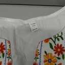 SOLY HUX Women's Plus Size Floral Blouse Notched V Neck Short Sleeve Peplum Babydoll Summer Vacation Shirt Tops White Floral X-Large Plus