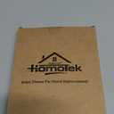 HOMOTEK 4 Pack Round Sliding Closet Door Handles Diameter 2-1/2 in(65mm) Black Flush Pocket Pulls Recessed Bypass Door Handles, Stainless Steel Barn Door Finger Pull Set