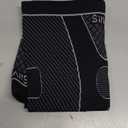 Full Leg Sleeves Long Compression Leg Sleeve Knee Sleeves Protect Leg, for Man Women Basketball, Arthritis Cycling Sport (4X-Large (1 Pair), 05_Silver)