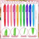 Kosiz 90 Pcs Valentine's Day Teacher Gifts from Students Flower Shaped Teacher Notepad with Pen Appreciation Sticky Notes Bulk Thank You Gifts for New Year Valentines School Office Classroom Supplies