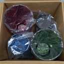 US Acrylic Optix Plastic Reusable Drinking Glasses (Set of 8) 20oz Water Cups in Jewel Tone Colors | BPA-Free Tumblers, Made in USA | Top-Rack Dishwasher Safe