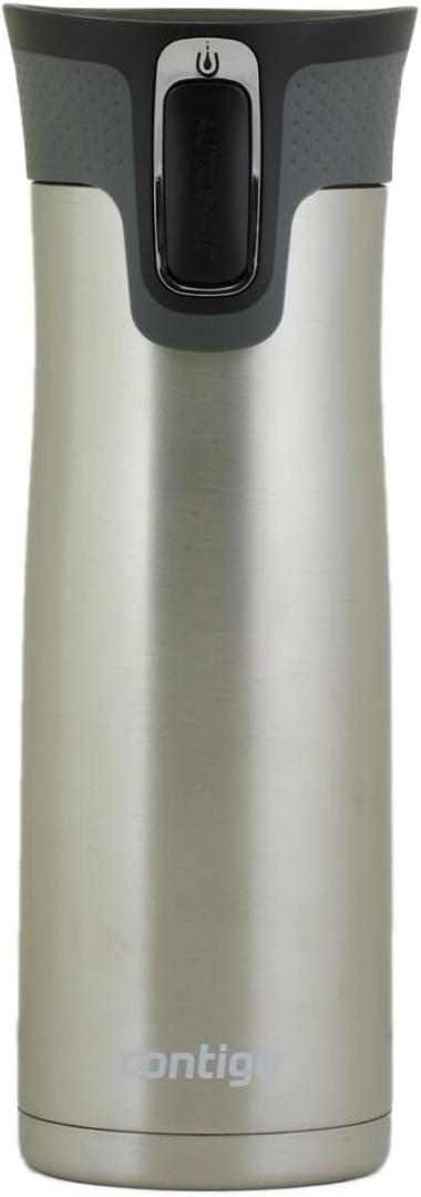 Contigo West Loop 20oz Stainless Steel Vacuum-Insulated Travel Mug, Spill-Proof, Keeps Drinks Hot for 5 Hours, Cold for 12 Hours, Perfect for Commuters and Travelers (20oz (Single Pack))