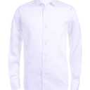 Calvin Klein boys Long Sleeve Sateen Dress Shirt, Button-down Style With Cuffs & Shirttail Hem Size 16
