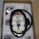 Oval 40W Tractor Cap Roof LED Work Light 12V Flood Compatible with Case TractorJD Cat Clear